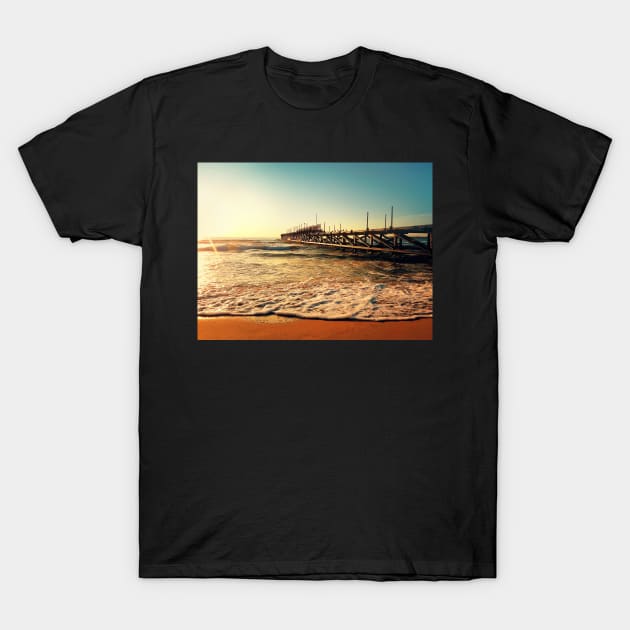 old pier T-Shirt by psychoshadow